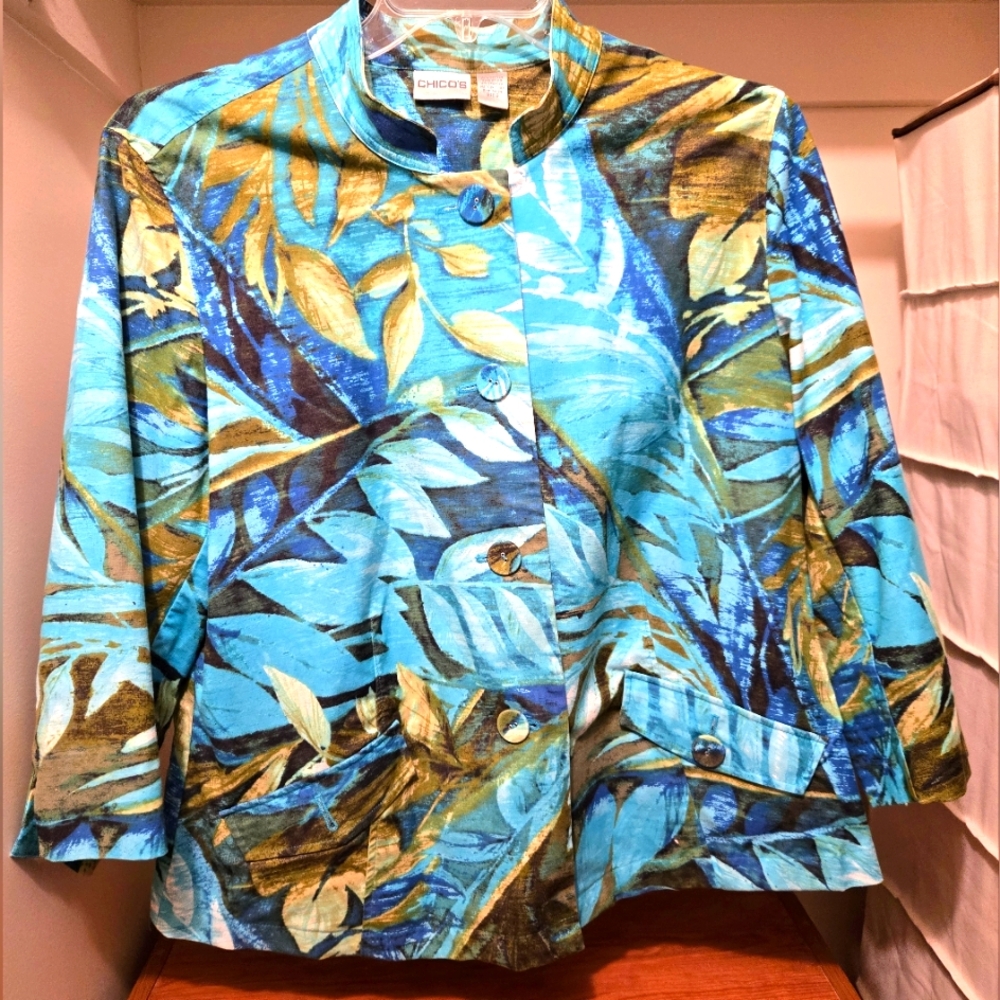 Chicos Women's Button-Up Jacket